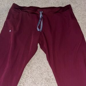 Maroon Figs Scrubs